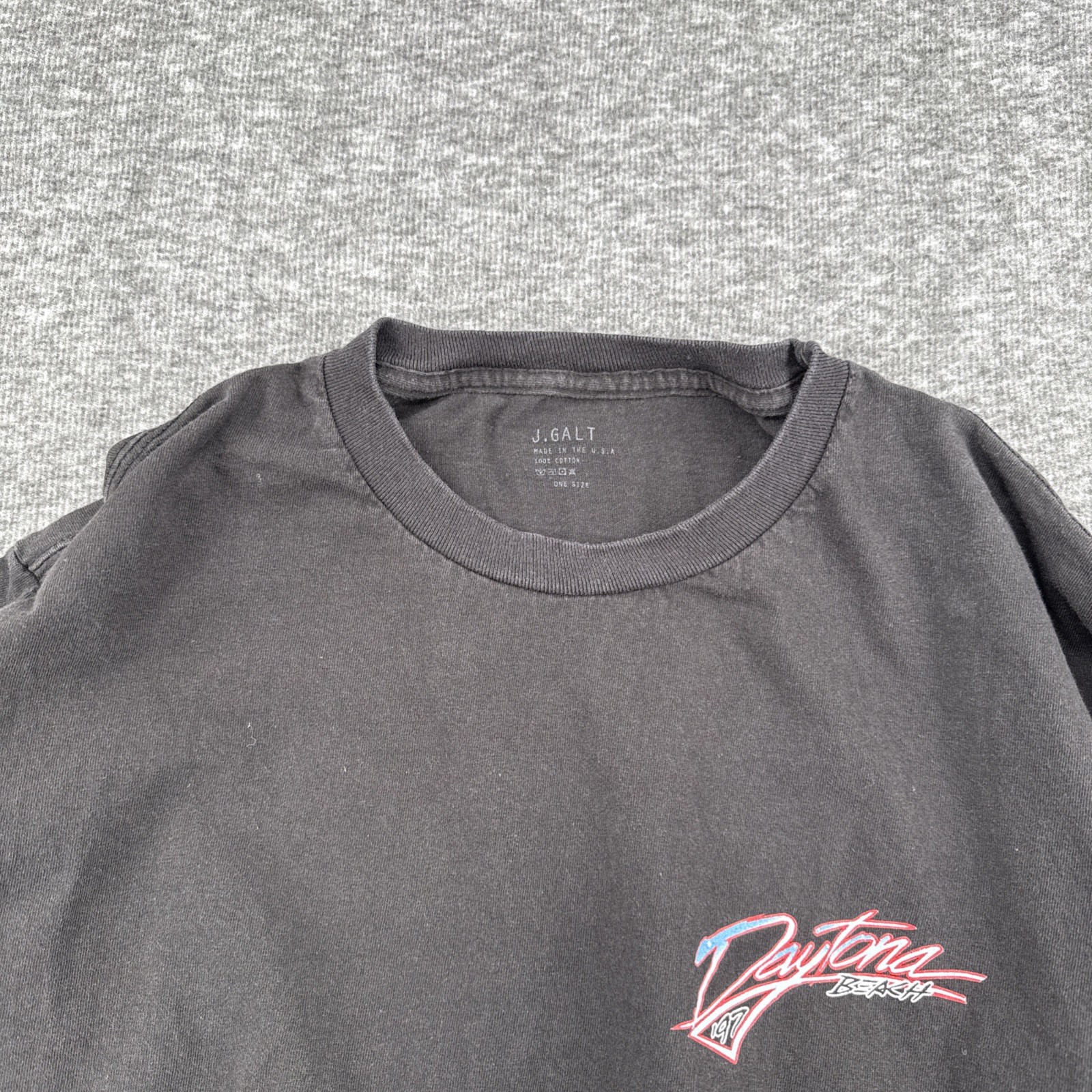 1997 JOHN GALT DAYTONA BEACH 97 MOTOR CYCLE WEEK LONG SLEEVE MEN SIZE L (21x29) gallery