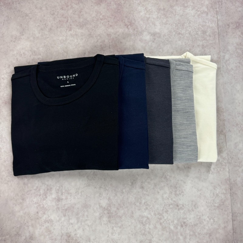 Unbound Merino Men's Merino Crew Neck T-Shirt - Various Colors gallery