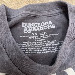 DUNGEONS & DRAGONS Logo Skull Men’s T-shirt Size XS (read) NWT FREE SHIP
