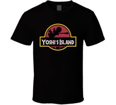 Yoshis Island Jurassic Retro Video Game T Shirt