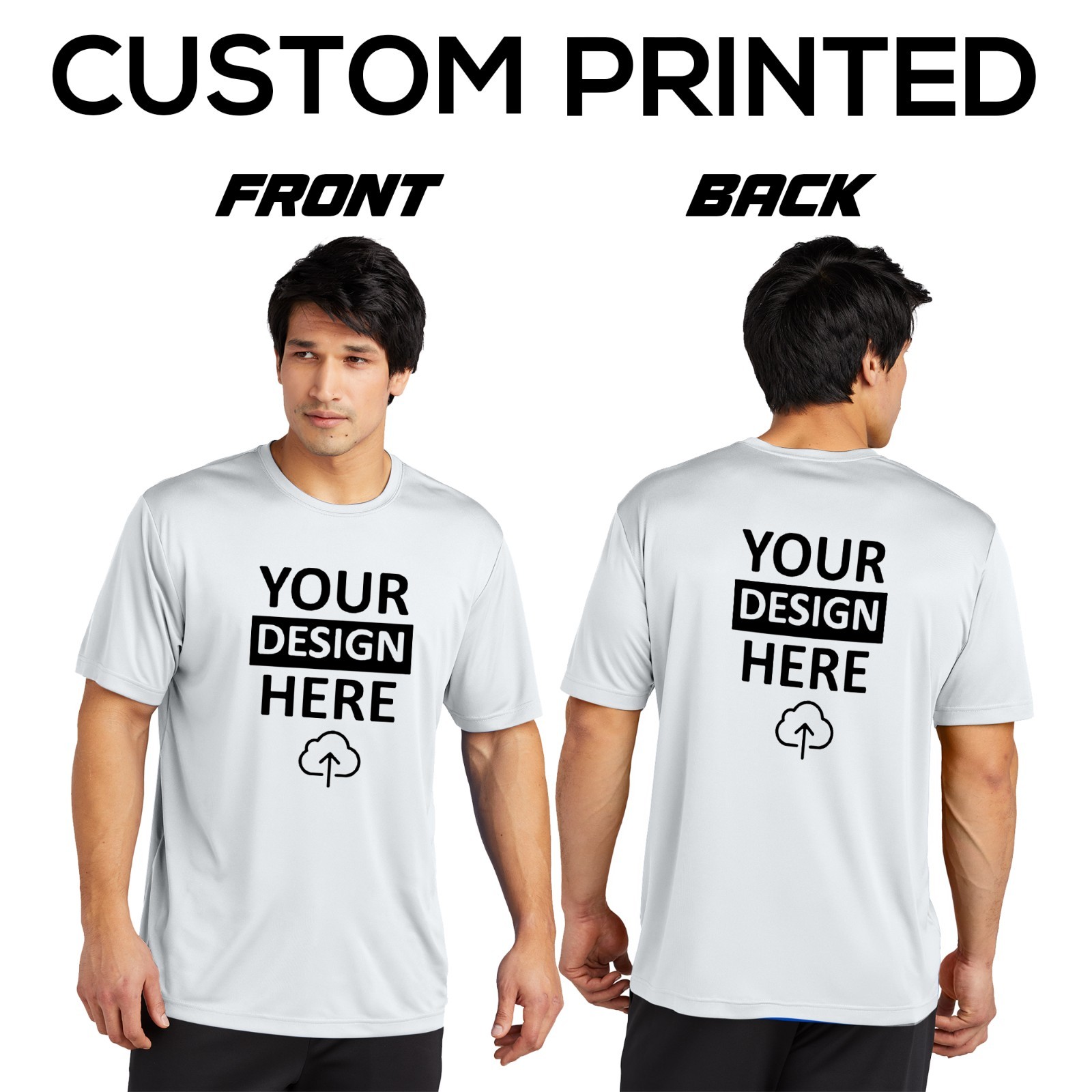 Sport-Tek PosiCharge Re-Compete Tee Custom Printed Mens Polo For Him ST720 gallery