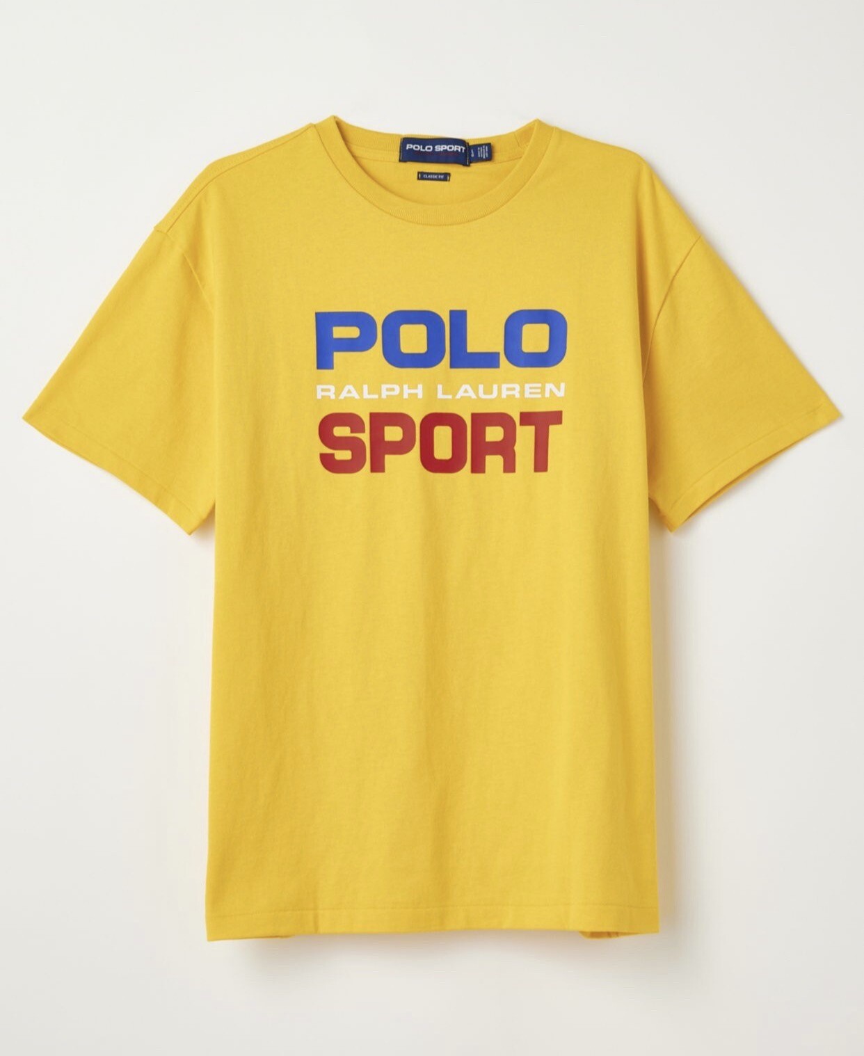 Polo Ralph Lauren POLO Sport T-Shirt Classic Fit Men Size Medium Yellow Spellout gallery