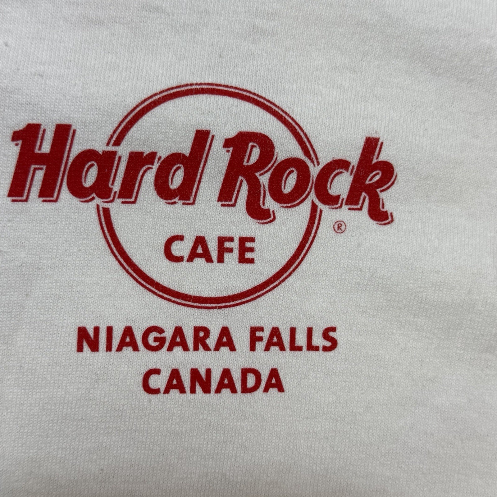 Hard Rock Cafe Niagara Falls Canada T Shirt Mens Medium White Graphic NWT gallery