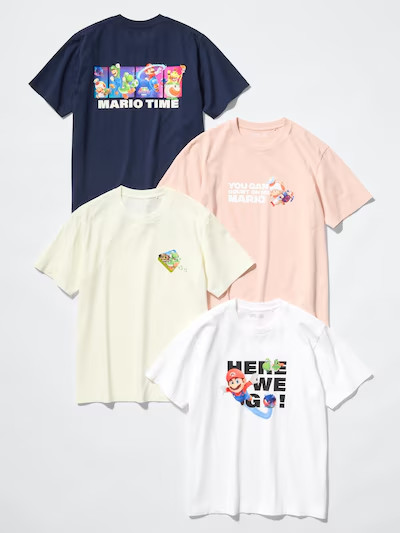 Uniqlo UT The Super Mario Galaxy Movie T-Shirt 4 Types XS-4XL Japan NWT gallery