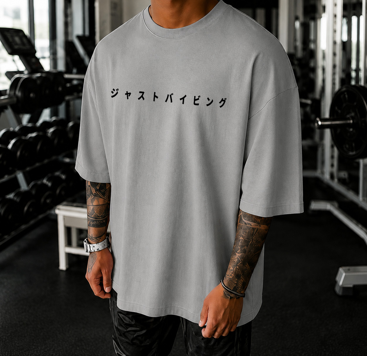 Oversized Graphic T-Shirt Men Streetwear Japanese Anime Printed Cotton Tee Top gallery