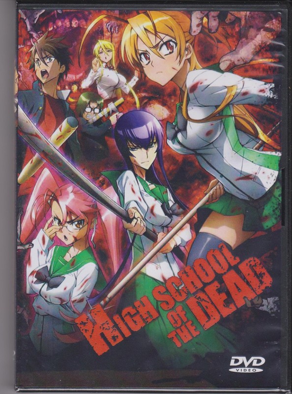 HIGH SCHOOL OF THE DEAD Complete Anime Series DVD Collection 1-12 in English Dub