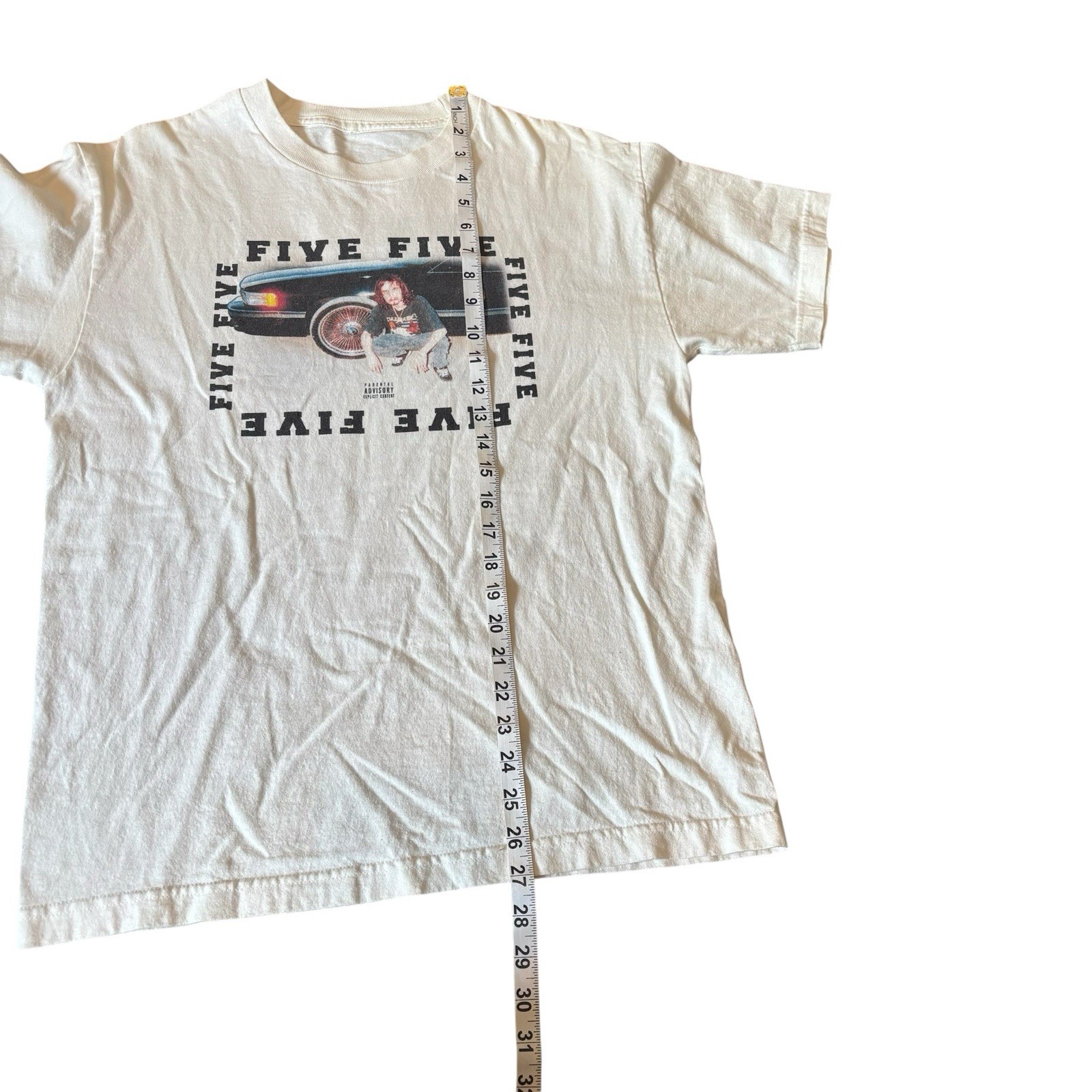 G59 Records x Pouya & Suicideboys Tour Date Tee White Adult Medium Merch gallery