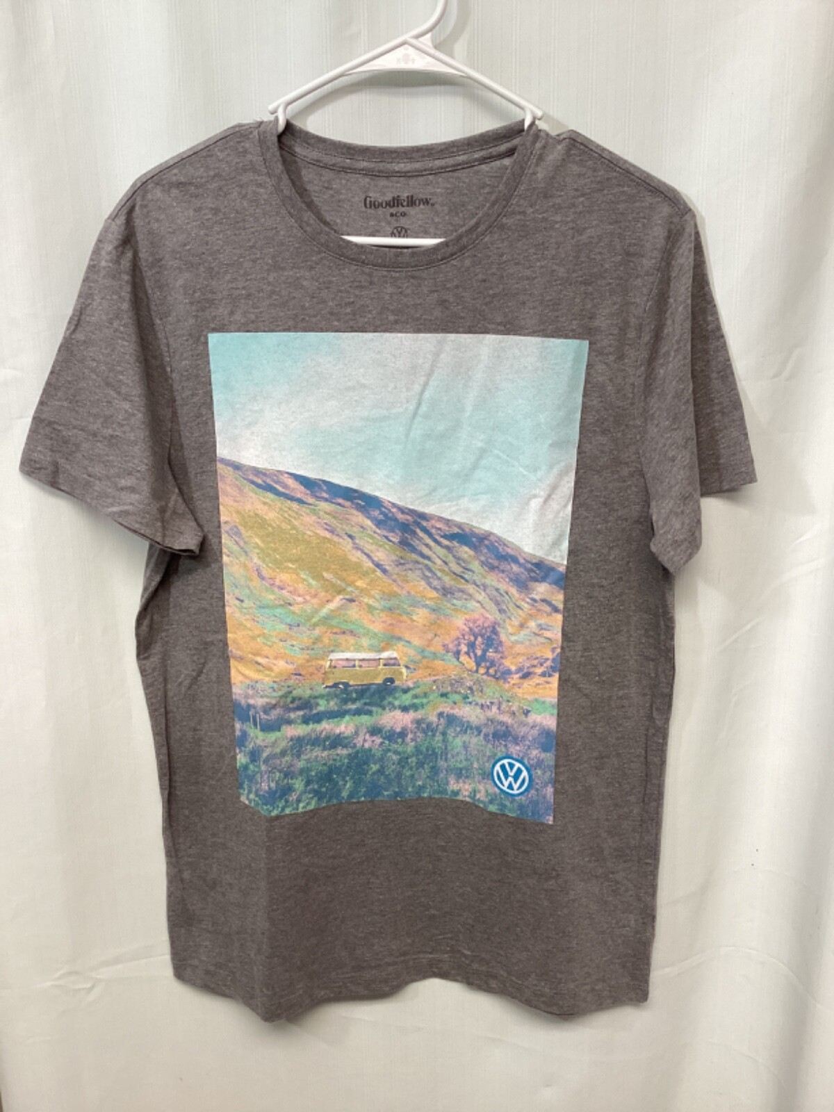 Volkswagen Gray Medium Cotton Blend T Shirt T2