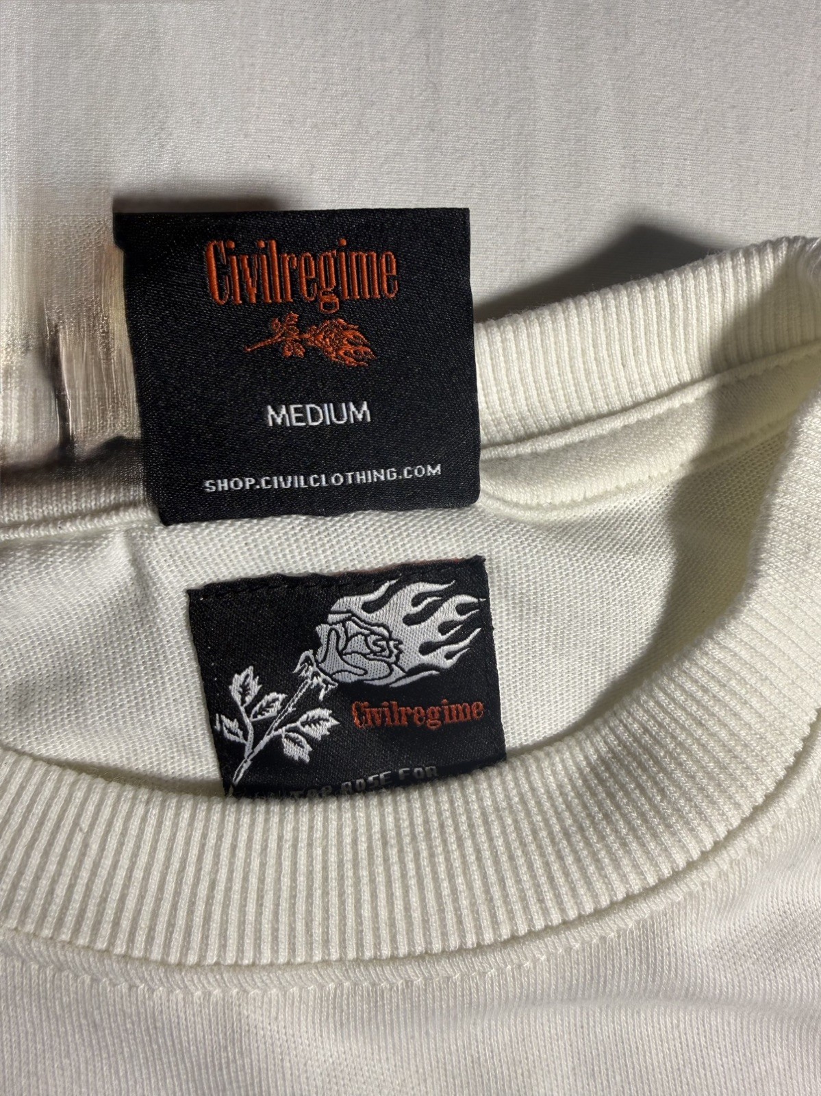 Civil Regime Bleach Ichigo Kurosaki Roses From Concrete Oversized Tee - Size M gallery