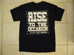 Allen High School Volleyball Game Day “Rise to the Occasion” Navy T Shirt M