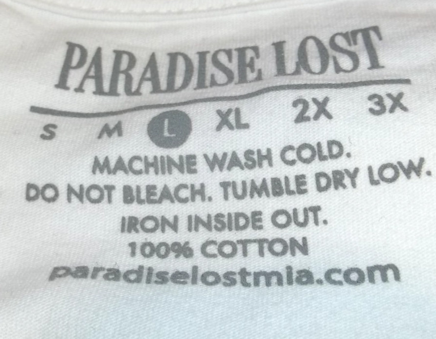 NWOT PARADISE LOST AWAKE OR BE FOREVER FALLEN LARGE T SHIRT - NEW & FREE SHIP gallery