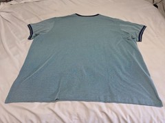 NEW Psycho Bunny Big & Tall Quinton Textured Pique Green Combo S/S Tee SZ 6XL