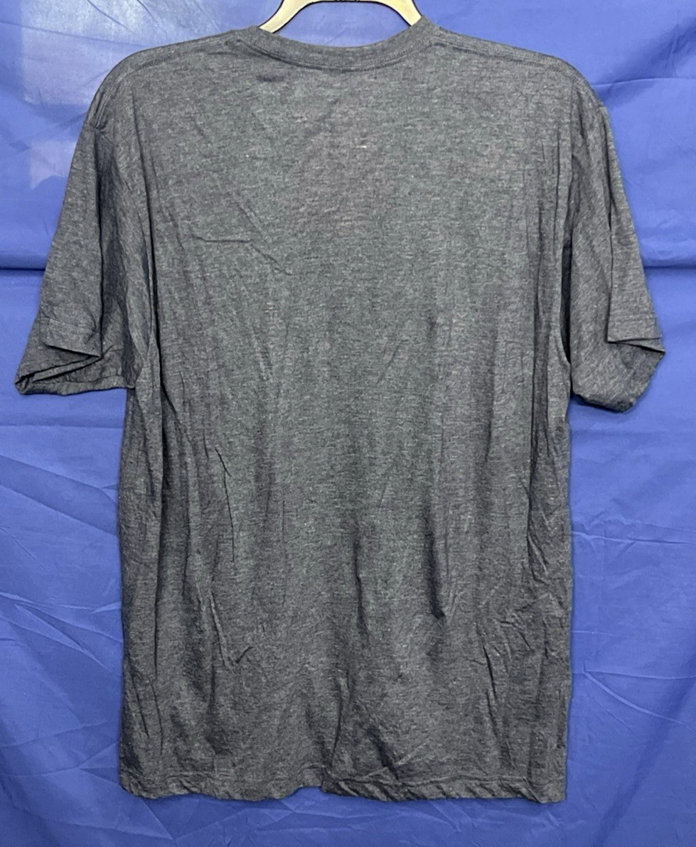 Men's T-Shirt COZUMEL MEXICO Souvenir Shirt BLUE Fish Skeleton SOFT KNIT sz XL gallery