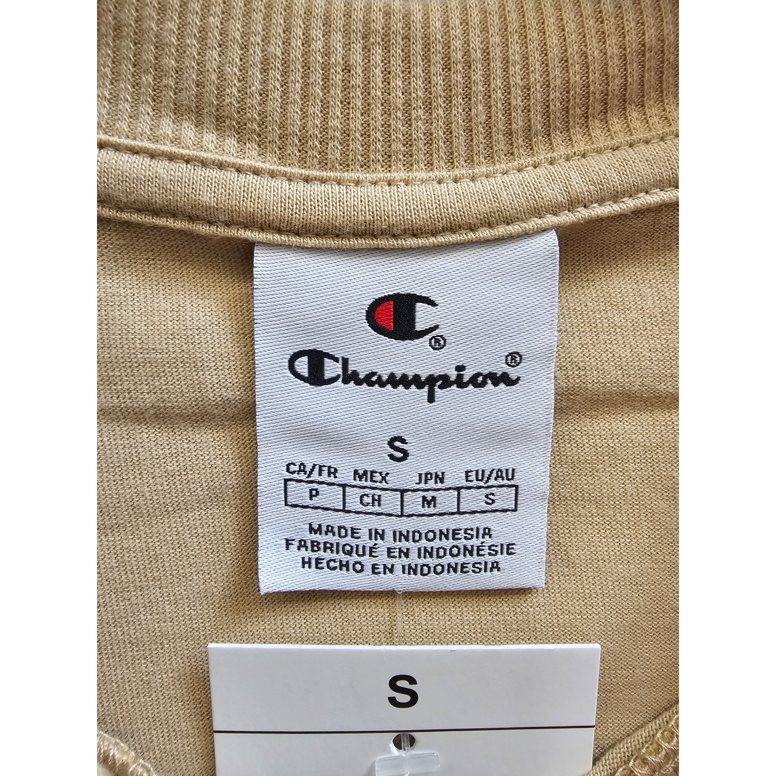 Champion Mens Tee Short Sleeve Crew Neck Western Khaki Tan Small New gallery