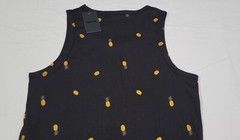 Hurley Men’s The One & Only Graphic Tank Top Soft Cotton Pineapple Tank