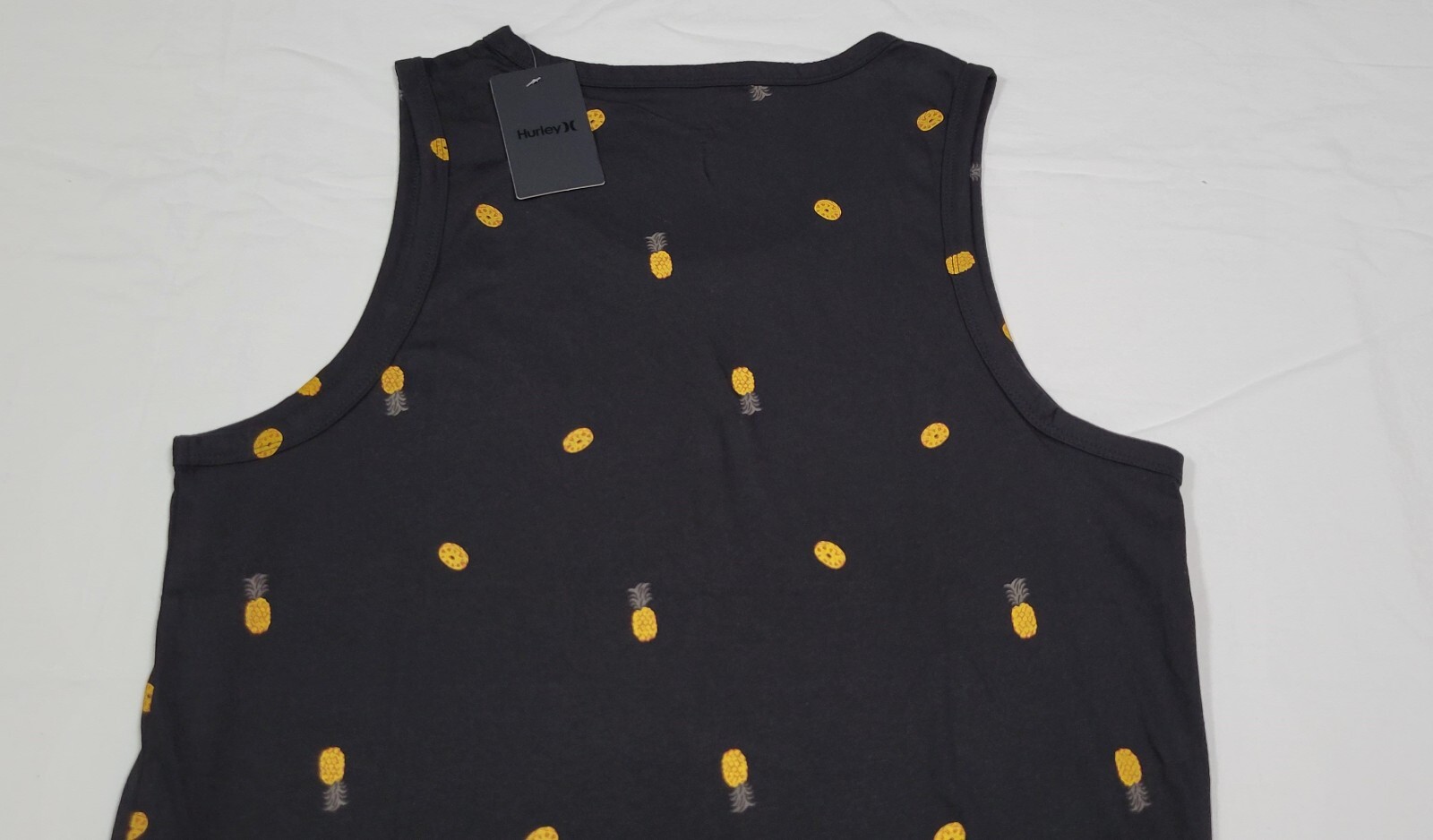 Hurley Men's The One & Only Graphic Tank Top Soft Cotton Pineapple Tank gallery