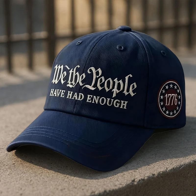 We The People Baseball Cap, Embroidered Have Had Enough 1776 Star Badge Hat f... gallery