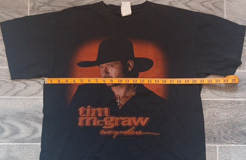 Vintage Tim McGraw Everywhere Cronies Mens Large Black T Shirt 1997 Y2K gallery