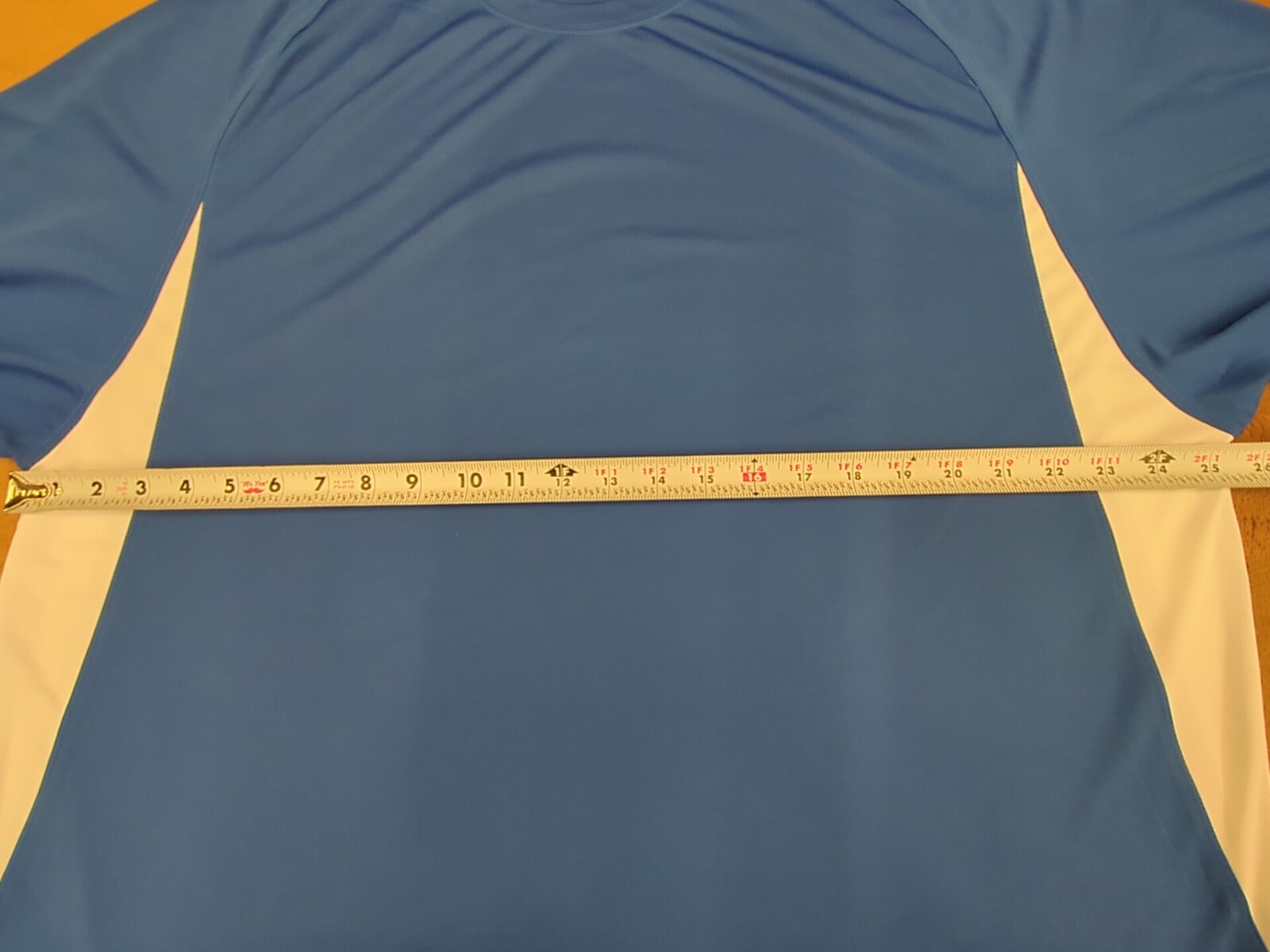 A4 Men's Cooling Performance Color Blocked T-Shirt in Royal/White Size 2XL gallery