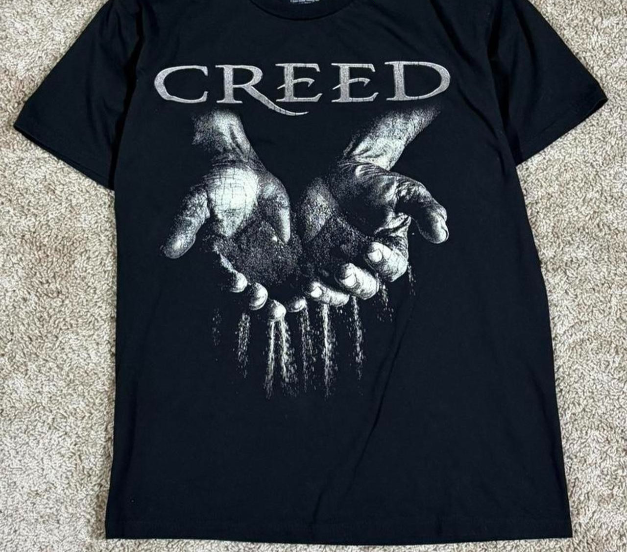 Vintage Creed Full Circle Graphic T-Shirt Black Rock Band Tee Unisex Reprint gallery