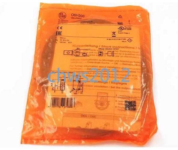 1 PCS NEW IFM O6H300 Photoelectric Sensor with Background Cancellation 06H300 #z