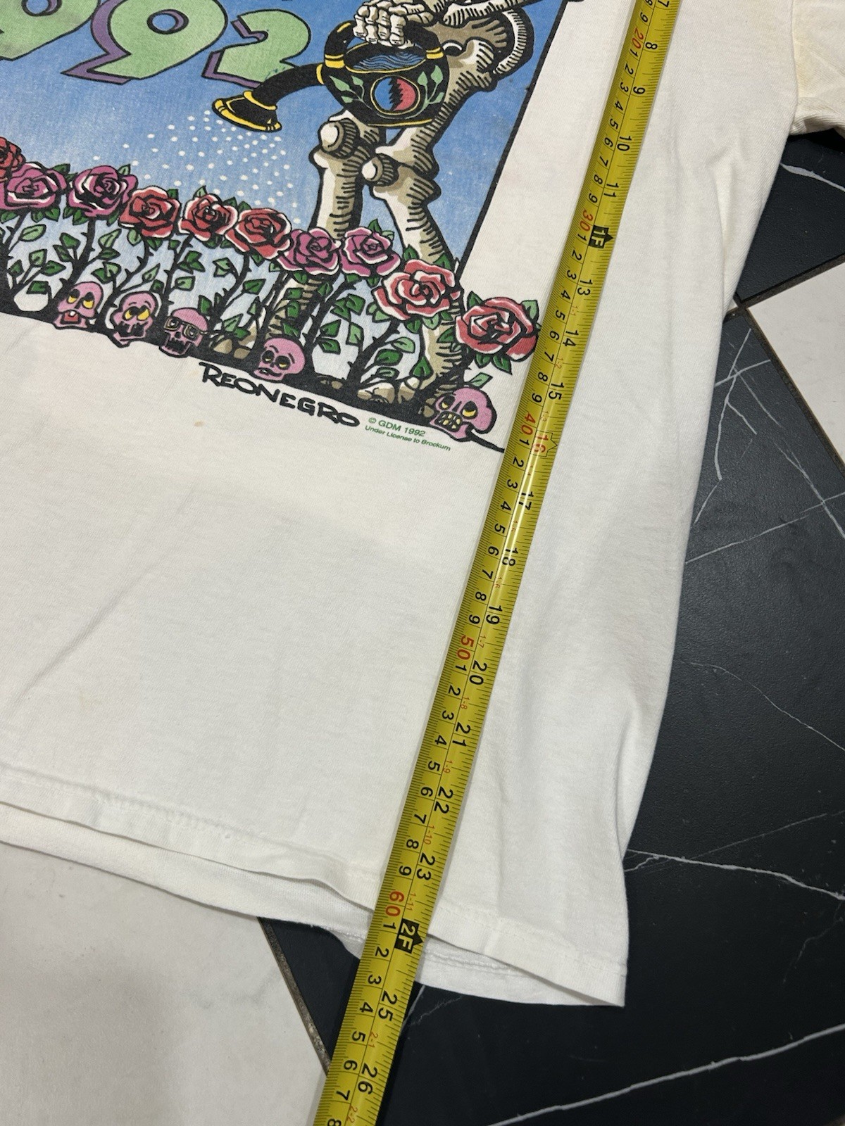 Vtg 1992 Grateful Dead Spring Tour Antonio Reonegro artwork Brockum Tag Large gallery