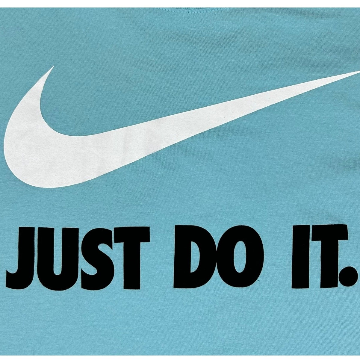 The Nike Tee Just Do It Swoosh Logo T-Shirt Short Sleeve Tee Blue Mens Size XL gallery