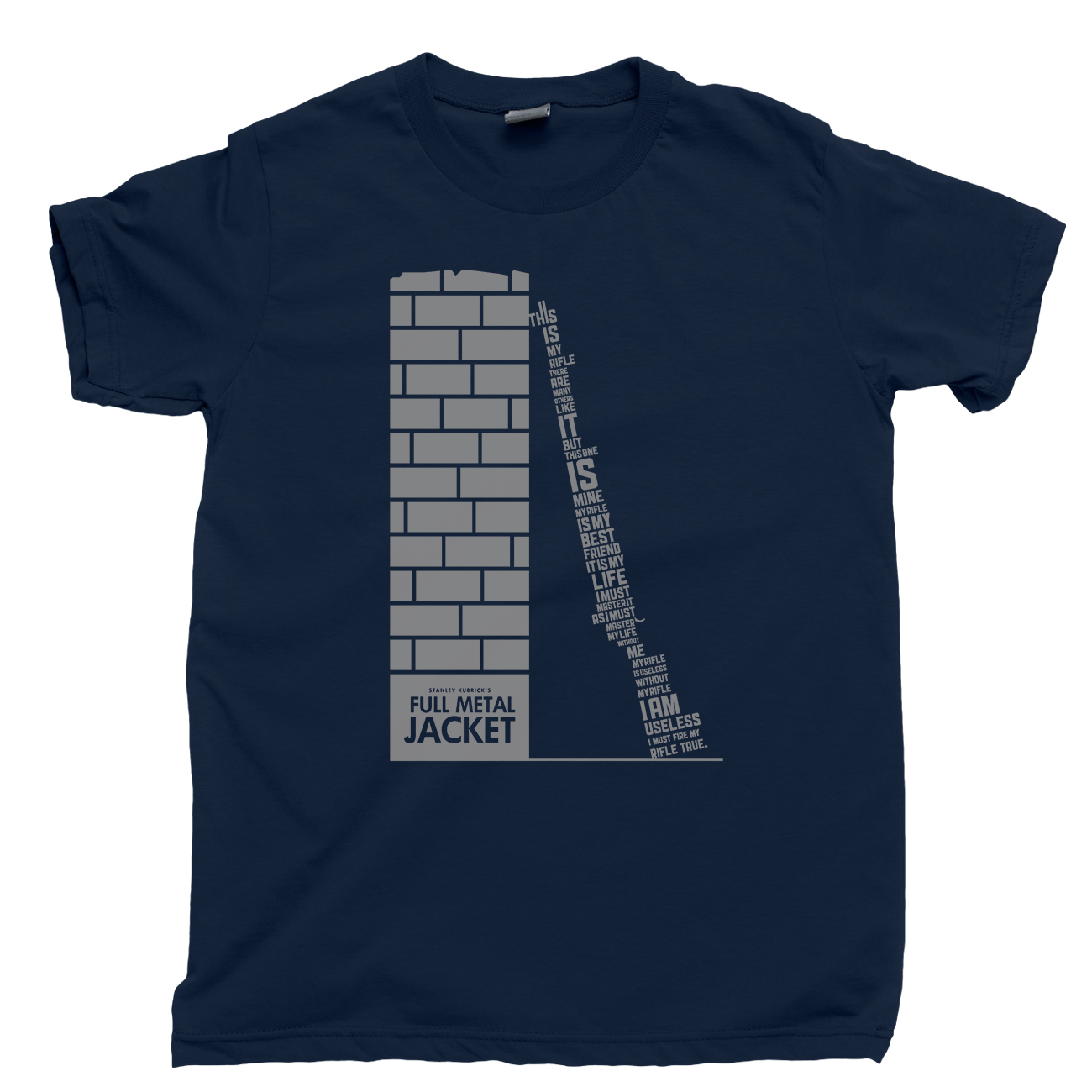 RIFLEMANS CREED T Shirt Full Metal Jacket Kubrick Gunny R Lee Ermey Vietnam Tee gallery