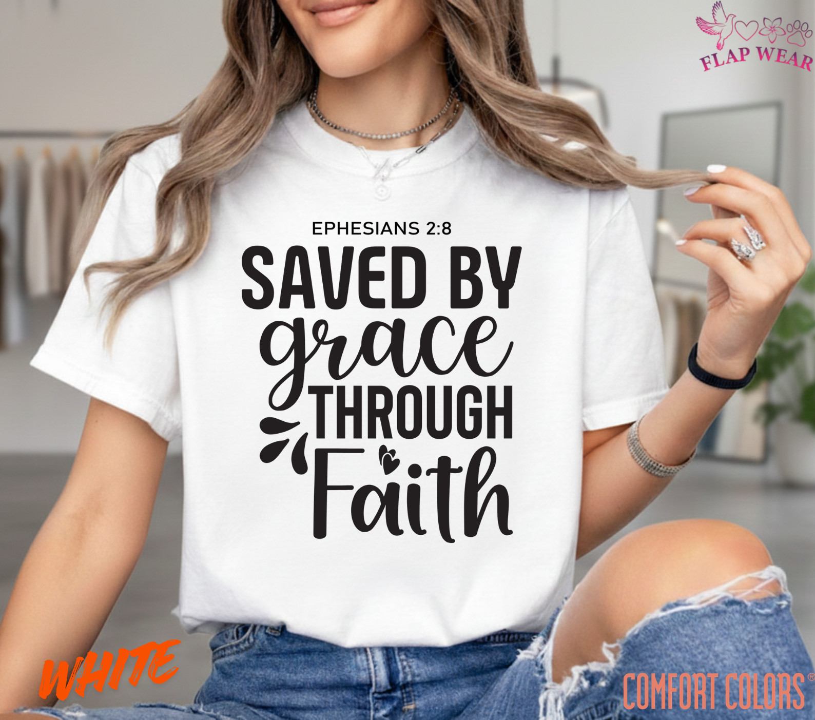 Unisex Saved By Grace Throu T-Shirt, Men T shirt,Women T shirt Gift ReligionTop gallery