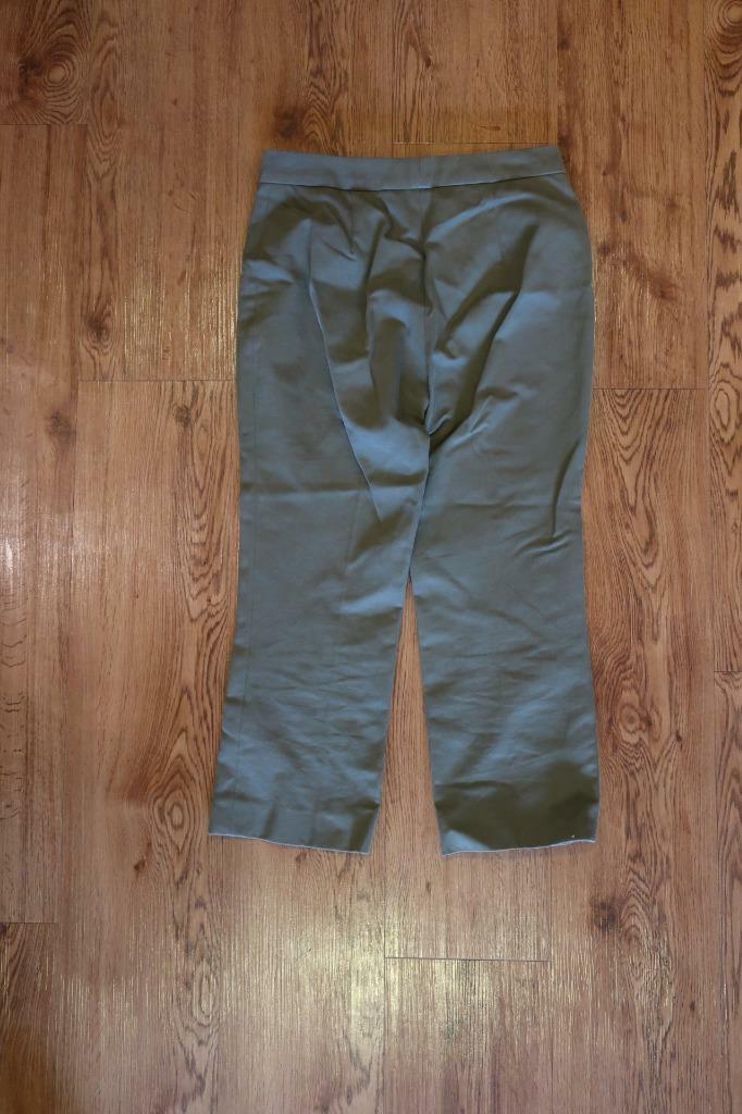 WOMENS MICHAEL KORS OLIVE GREEN CROPPED PANTS 4 * gallery