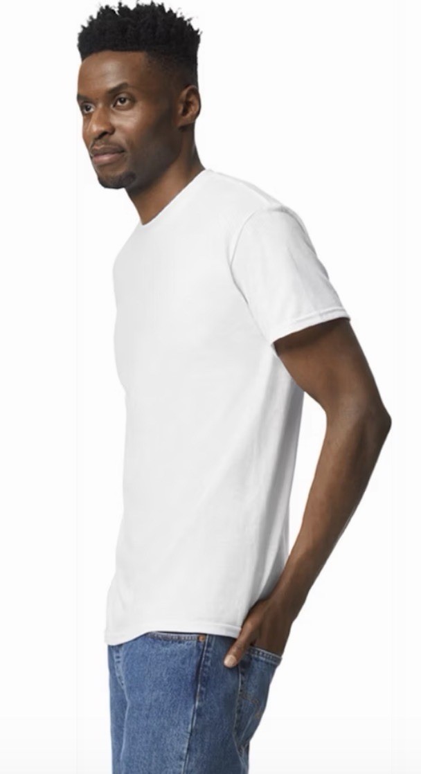 Adult G800 50/50 T-shirt - White Size M (Unisex) gallery
