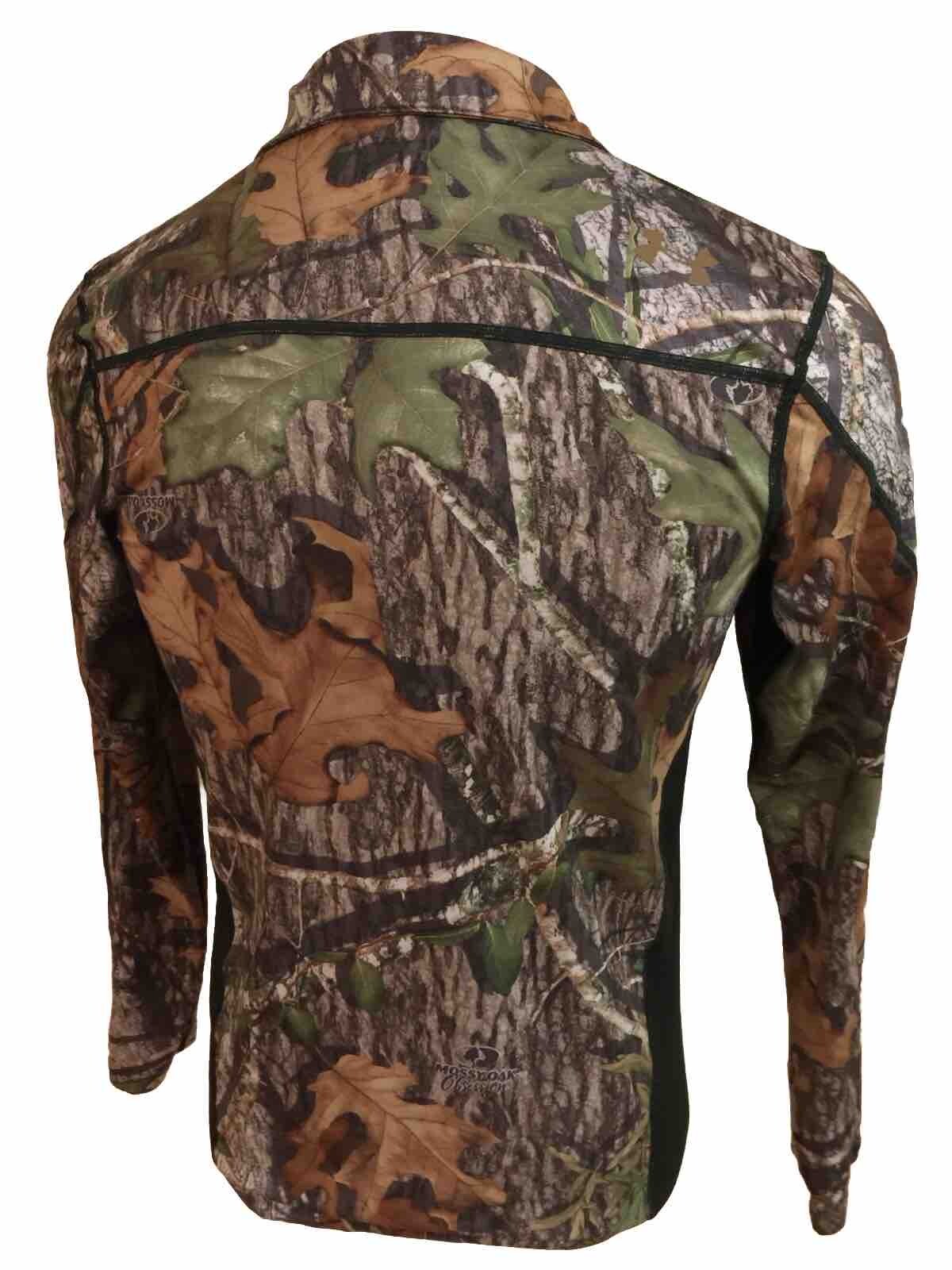 Under Armour Men Long Sleeve L/S Camo Pullover M 1/4 Zip Scent Control -HOLE gallery
