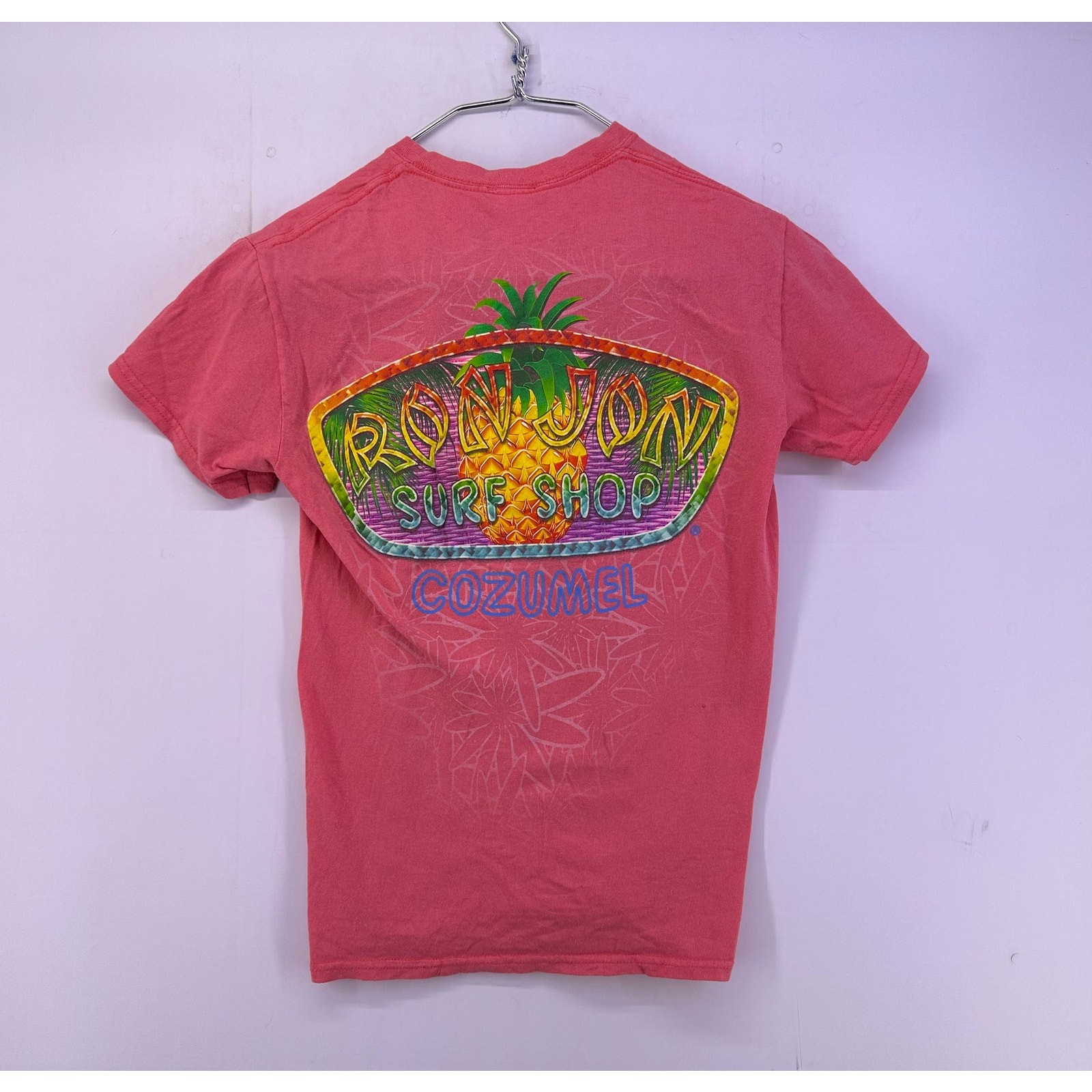 Ron Jon Surf Shop Cozumel Mexico Pink Tshirt Size Small gallery