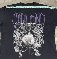 Cold Mind Apparel Heavy Metal Bodybuilding Weightlifting Black T-Shirt Men’s XL