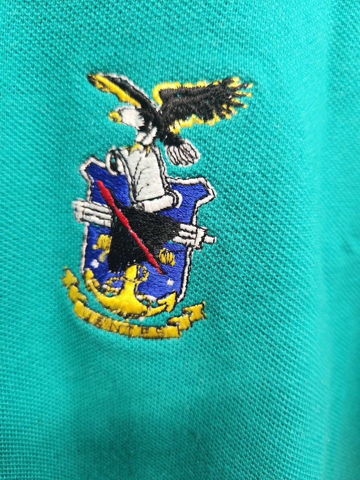 Outer Banks Men's Teal Polo Shirt M 100% Combed Cotton Collared gallery