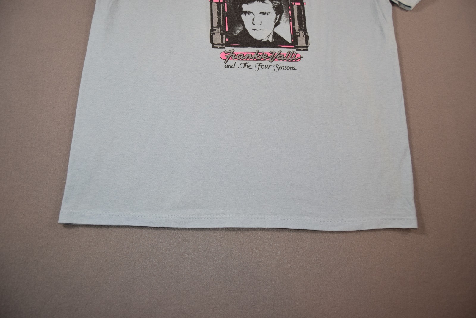 Vintage Frankie Valli & The Four Seasons T Shirt Mens XL Blue Jerzees Made in US gallery