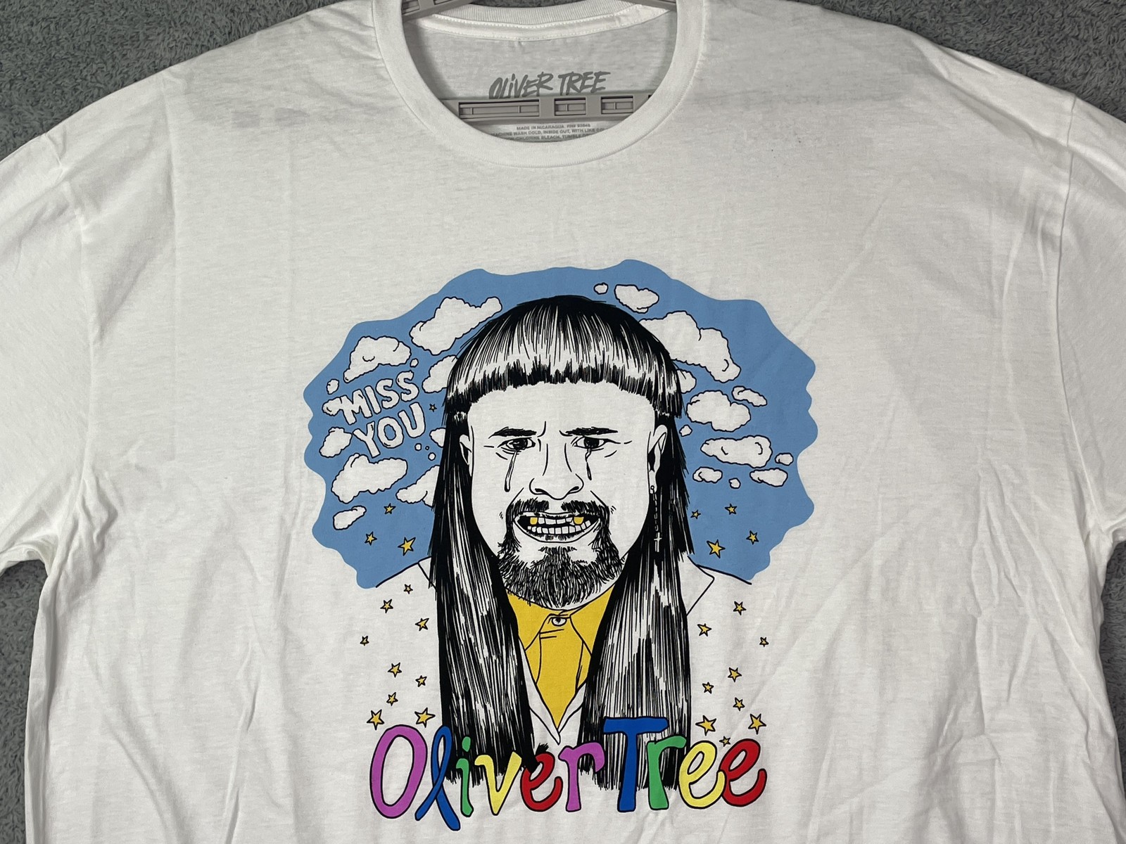 Oliver Tree T Shirt Size 3XL Miss You Official Merch Cowboys Dont Cry Licensed gallery