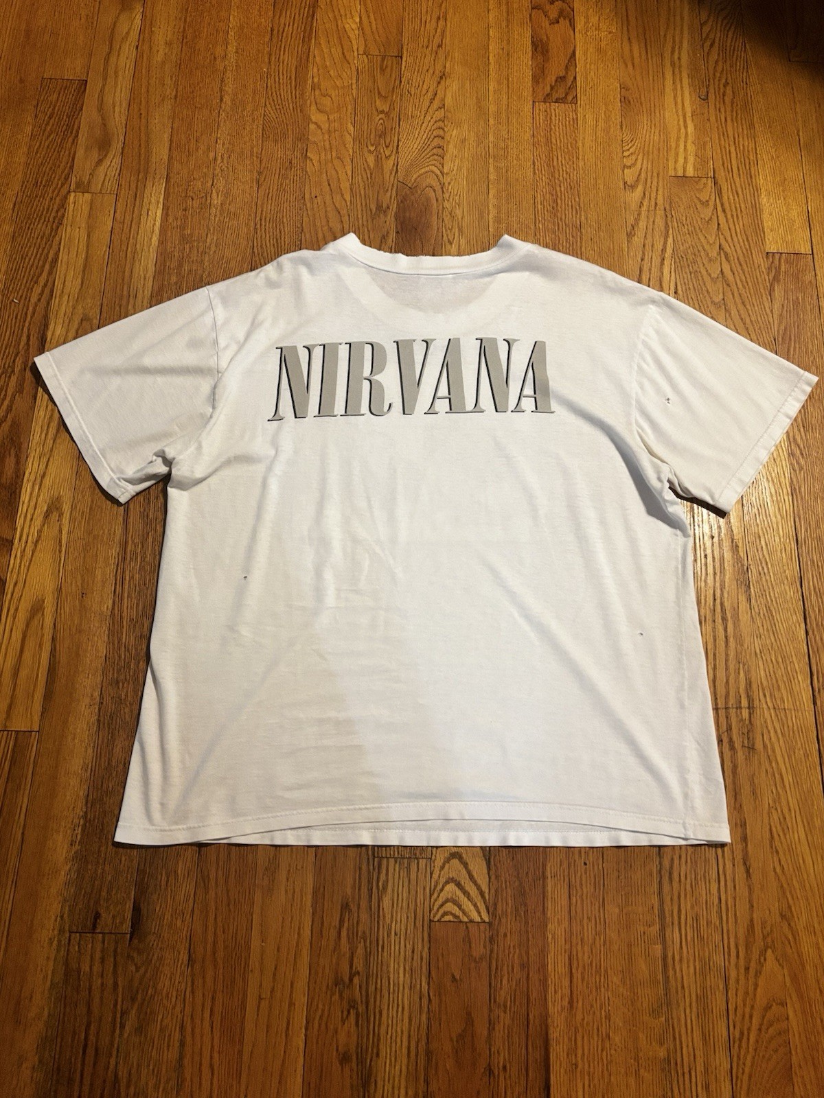 Original 1996 Nirvana Australian Tour T Shirt Size L Kurt Cobain gallery
