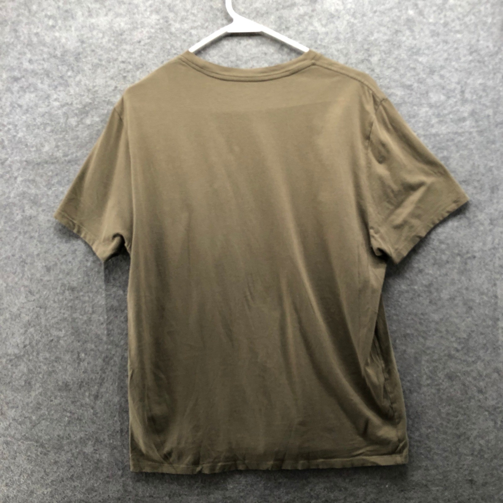 Vince Essential Crew Neck T-Shirt Mens S Pima Cotton Short Sleeve Brown gallery