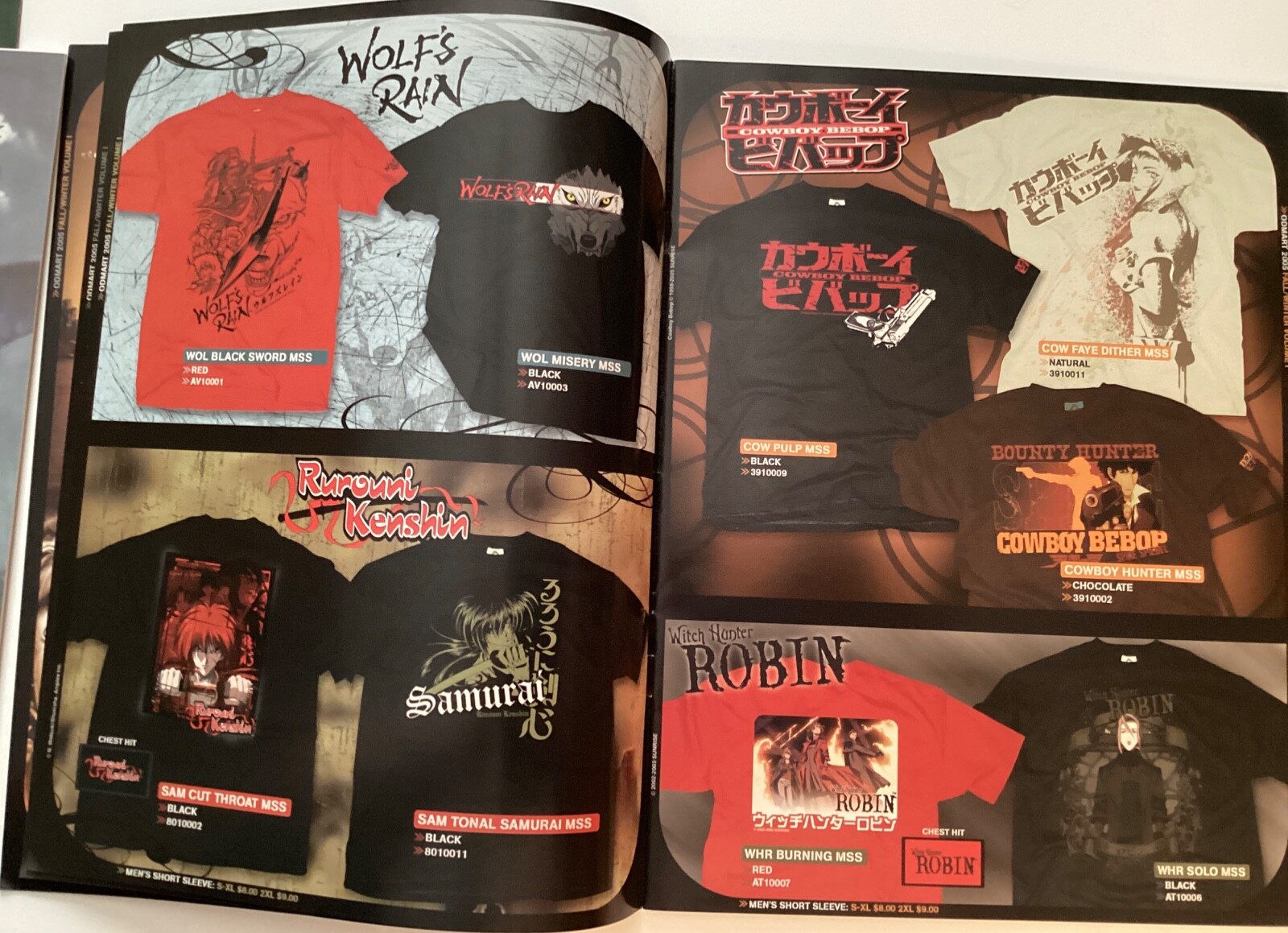 Vintage ODM, Inc. Pop Culture T-shirts Color Fall & Winter Catalog 2005 MINT OCC gallery