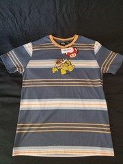 Nintendo Super Mario Bros. Bowser Striped T-Shirt Mens Size Medium – BoxLunch