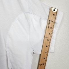 Thompson Tee Mens XL Sweatproof Undershirt LOT OF 2 V-neck White 100% Cotton