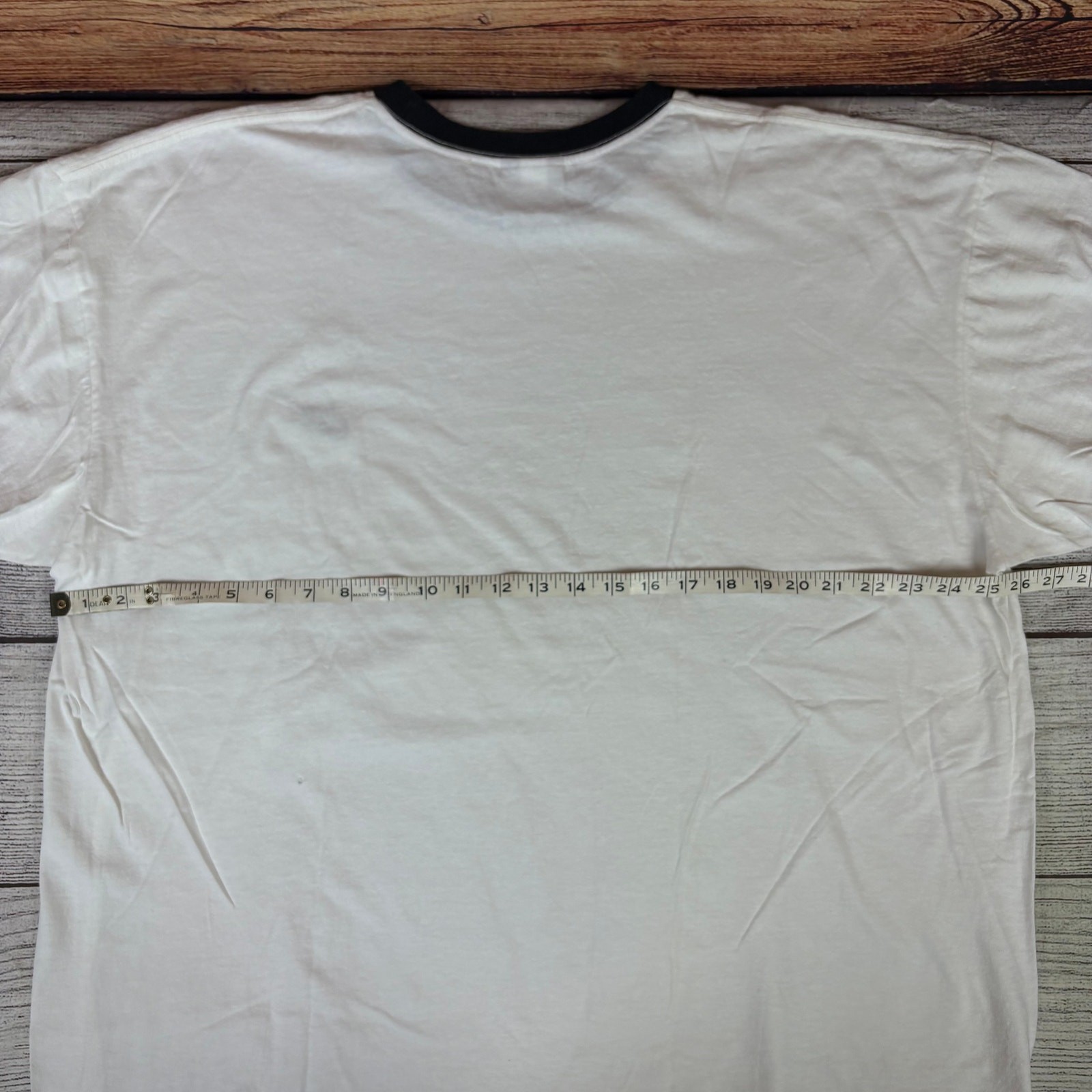Vintage Nike Silver Tag White Essential Ringer T-shirt size Men's 3XL gallery
