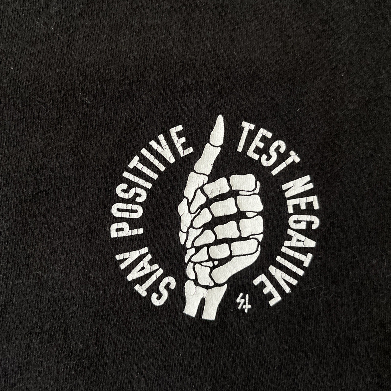 Lurking Class Mens M T Shirt Black Stay Positive Test Negative gallery