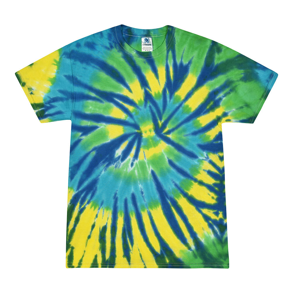 Tie Dye T-Shirts Multi-Color Adult Size 2XL XXL Cotton Colortone gallery