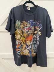 Vintage Thunder Cats Thundercats Big Graphic T-Shirt Cotton Mens Size XL