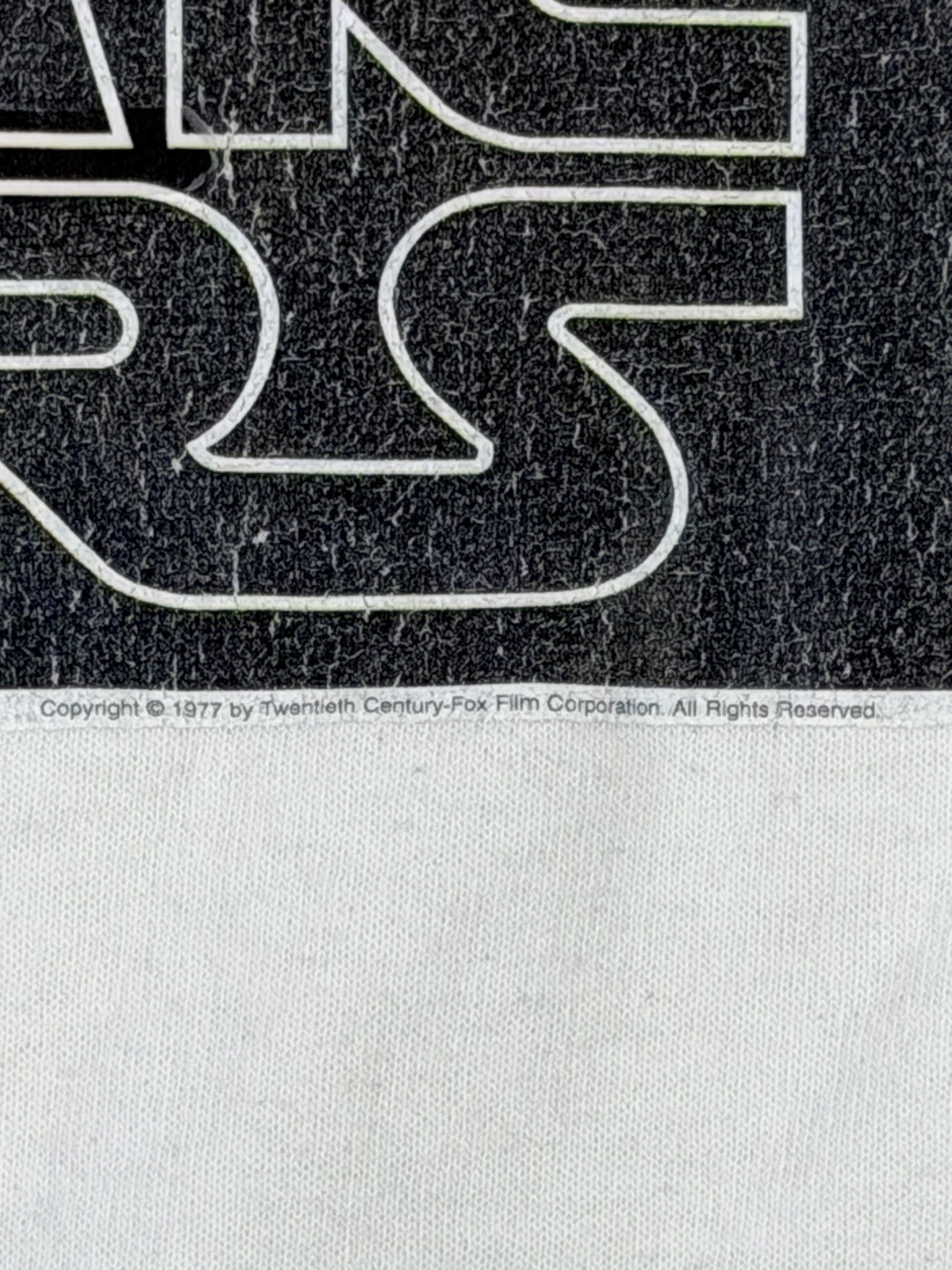 Vintage 70s Star Wars Ringer T Shirt XL 1977 Movie Promo Graphic Tee gallery