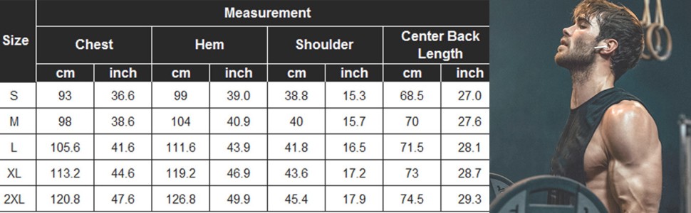 2 Pack Mens Workout Tank Tops Muscle Cut Off Gym Bodybuilding Sleeveless Shirts gallery
