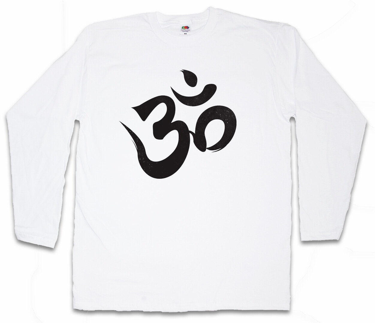 OM SIGN LOGO LONG SLEEVE T-SHIRT Indien Shiva Buddha Govinda Buddhism India