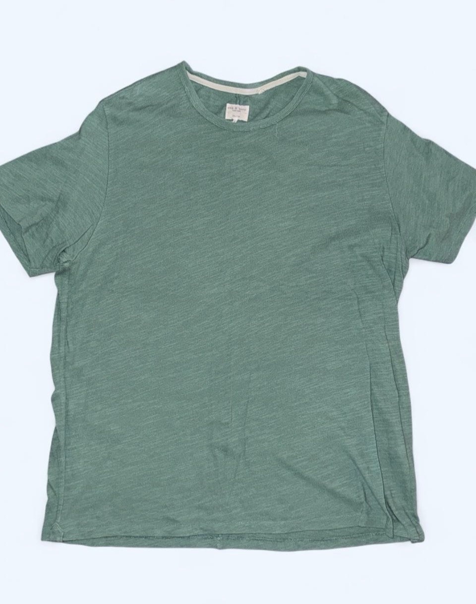 Rag & Bone Sage Green Core Slub Tee T-Shirt Mens XXL 2XL Fits Like XL gallery